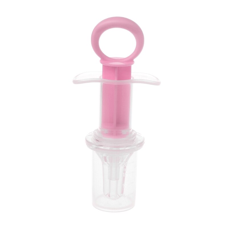 Baby barn smart medicin dispenser nyfödd foder medicin enhet redskap medicin droppare med skala kopp kit baby care: Rosa