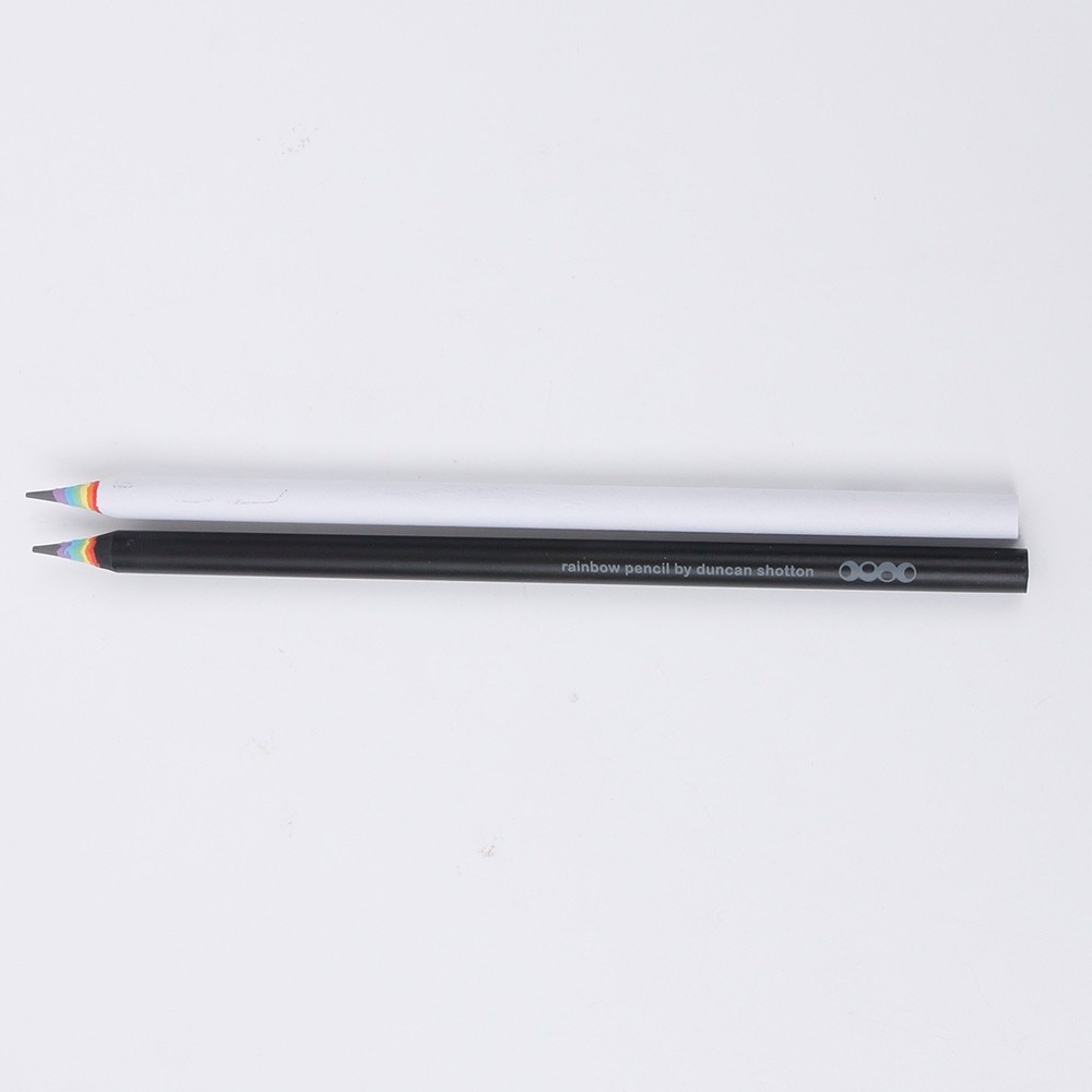 Rainbow HB Pencil Black and White Set Students Writing Professinal Sketch Art Drawing Sketching Pencil School Office