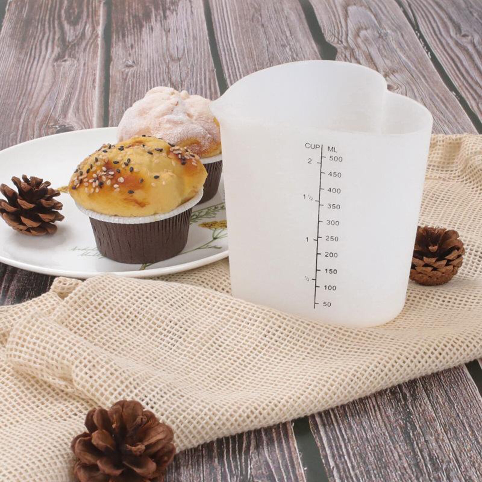 Kitchen Baking Measuring Cups Measuring Tools with Scale Durable Measuring Cup Tool Cups