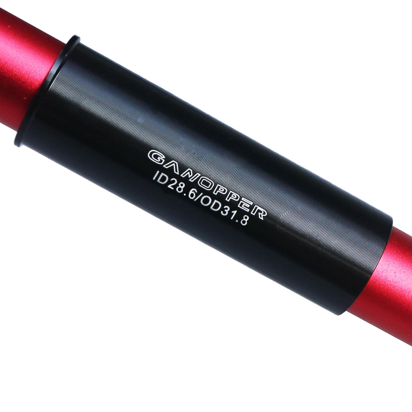 Adaptador de tubo de buje para tija de sillín de bicicleta, reductor de buje de conversión, 22,2/25,4, 27,2, 28,6, 30, 30,4, 30,9, 31,6, 31,8, 33,9, 34,9: 28.6 to 31.8
