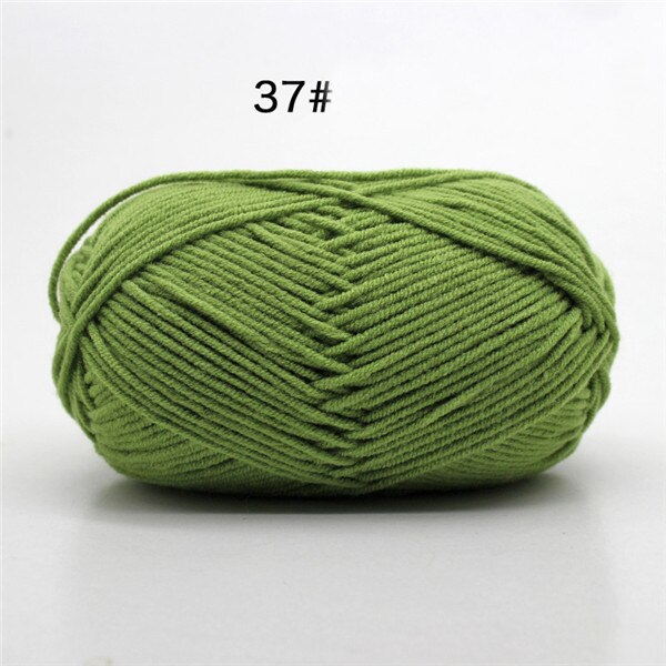 upgrade natuurlijke zijde melk katoenen garen dikke garen voor breien baby wol haak garen weave draad 4 Plys 50 g/stk: 37
