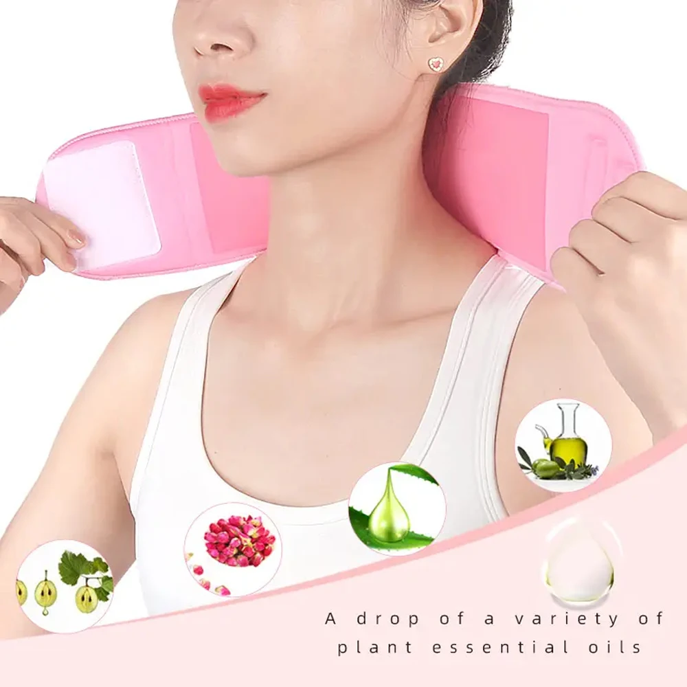 Herbruikbare Siliconen Gel Anti Veroudering Patch Voor Nek Masker Spa Nek Wrap Masker Hydraterende Riem Schoonheid Huid Nek Verzorging Vrouwen Nek Masker
