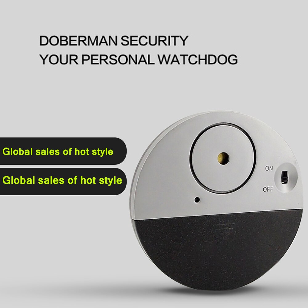 Door Window Vibration Sensor Entry Defender With Chime Home Electronic Wireless Vibration Sensor Home Security Alarm