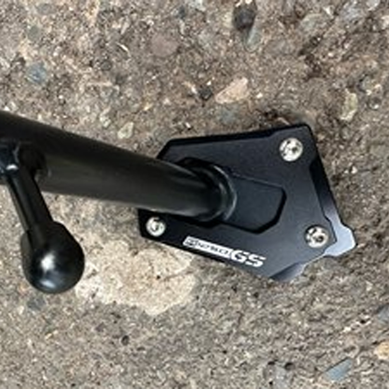 Para bmw r1250gs r1200gs r1250 gs aventura r1200 gs gsa gs1250 hp motocicleta kickstand suporte lateral ampliador almofada r 1250 1200 gs