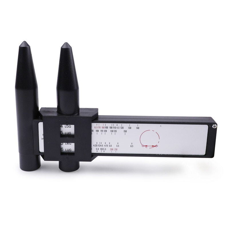 Wheel Stud Rim Bolt Pattern Measure Gauge Tool Common 4 5 6 8 Holes Lug Car Truck PCD Ruler