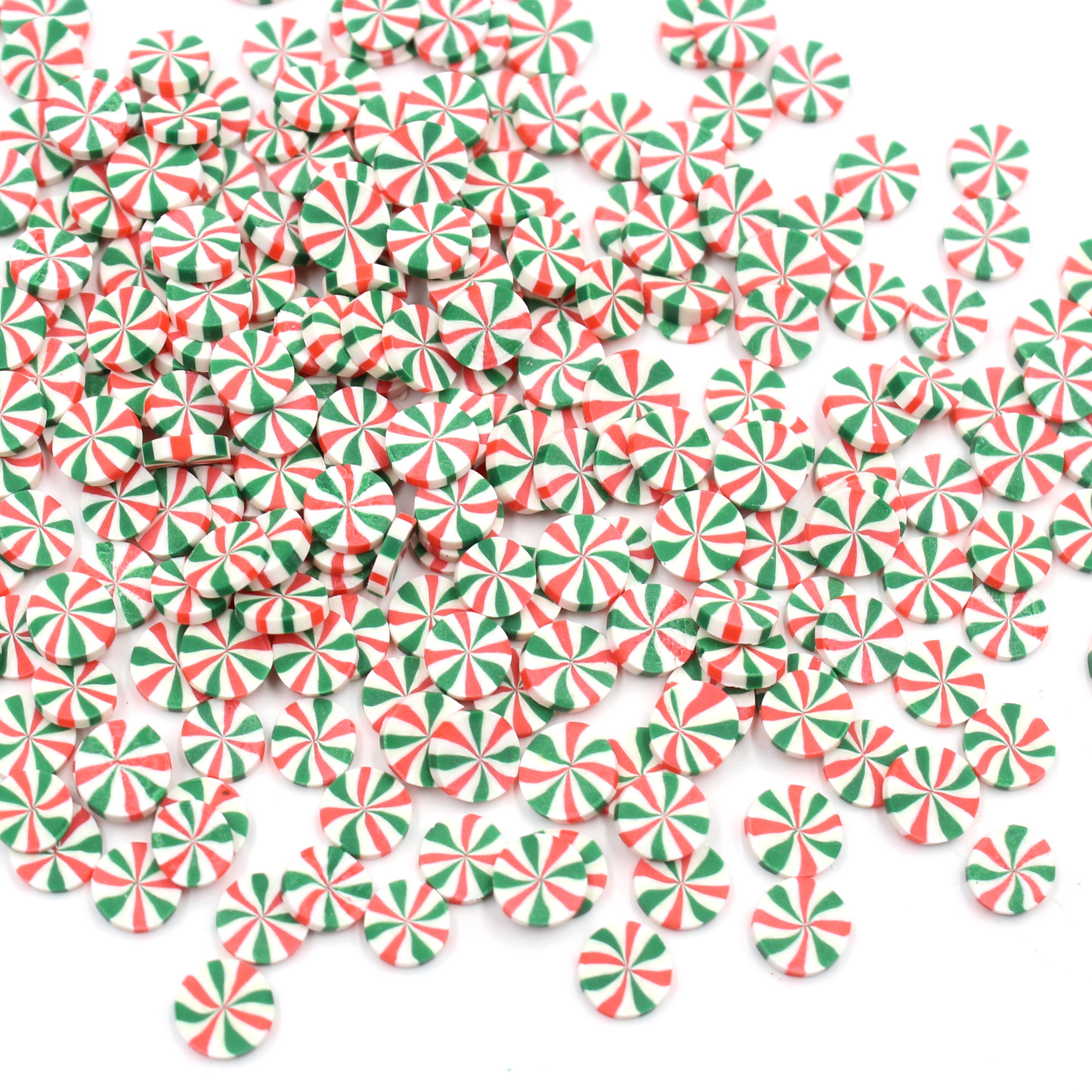 100g/lot Candies Slices Polymer Clay Sweets Sugar Soft Pottery for Toys Decoration DIY Crafts Filler Accessories