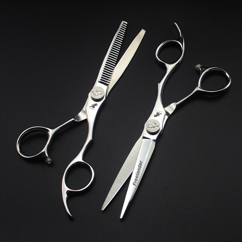 6.0 Inch Hair Scissors Barber Hairdressing Scissors Hair Cutting Shears For Barbershop: SV-6 SET gift box