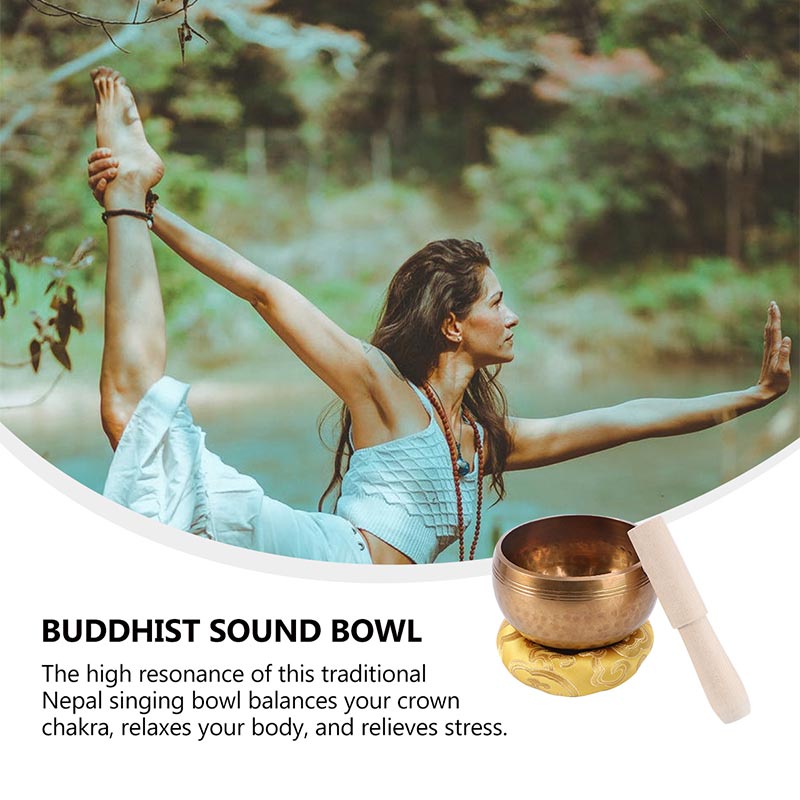 Handmade Nepali Buddha Tibet Bowl Music Bowl Ritual Therapy Copper Bell Tibetan Singing Bowl best