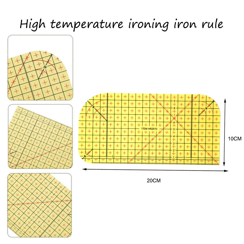 Ironing Ruler Measuring Tool Patchwork Tailor Craft Cloth Cutting Rulers Patchwork Ruler Quilting Rule DIY Sewing Tools