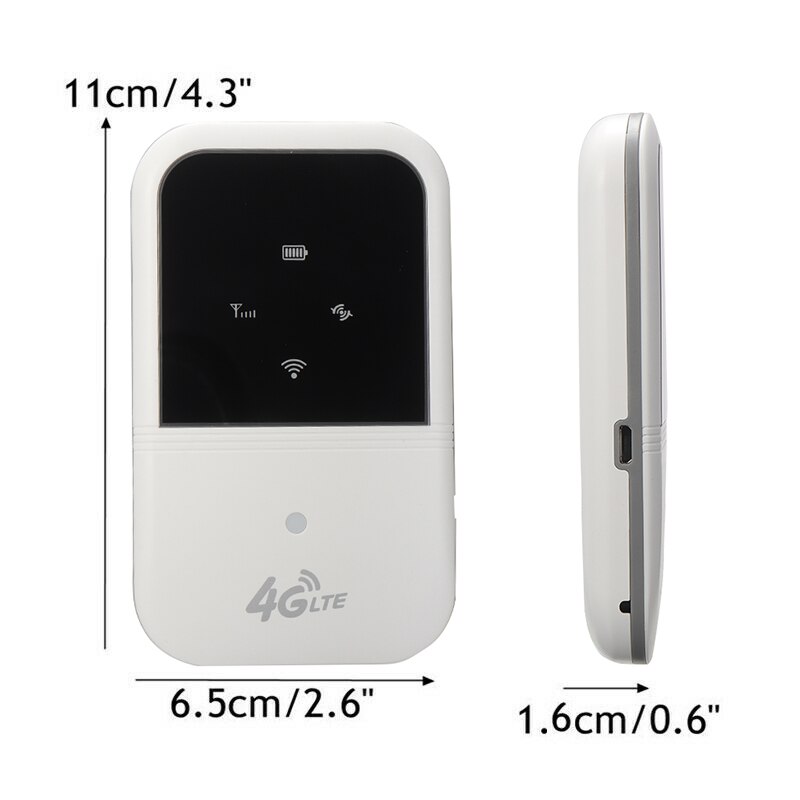 Unlocked 4G-LTE Mobile Broadband WiFi Wireless Router 50Mbps/150Mbps Portable MiFi Hotspot