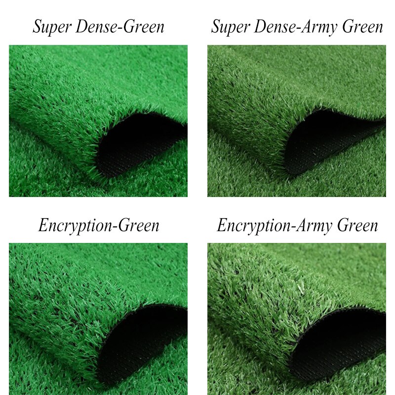 Artificial Turf Human Made Simulation Lawns Moisture-proof Mildew-proof Sod for Garden Football Yard Kindergarten Decoration