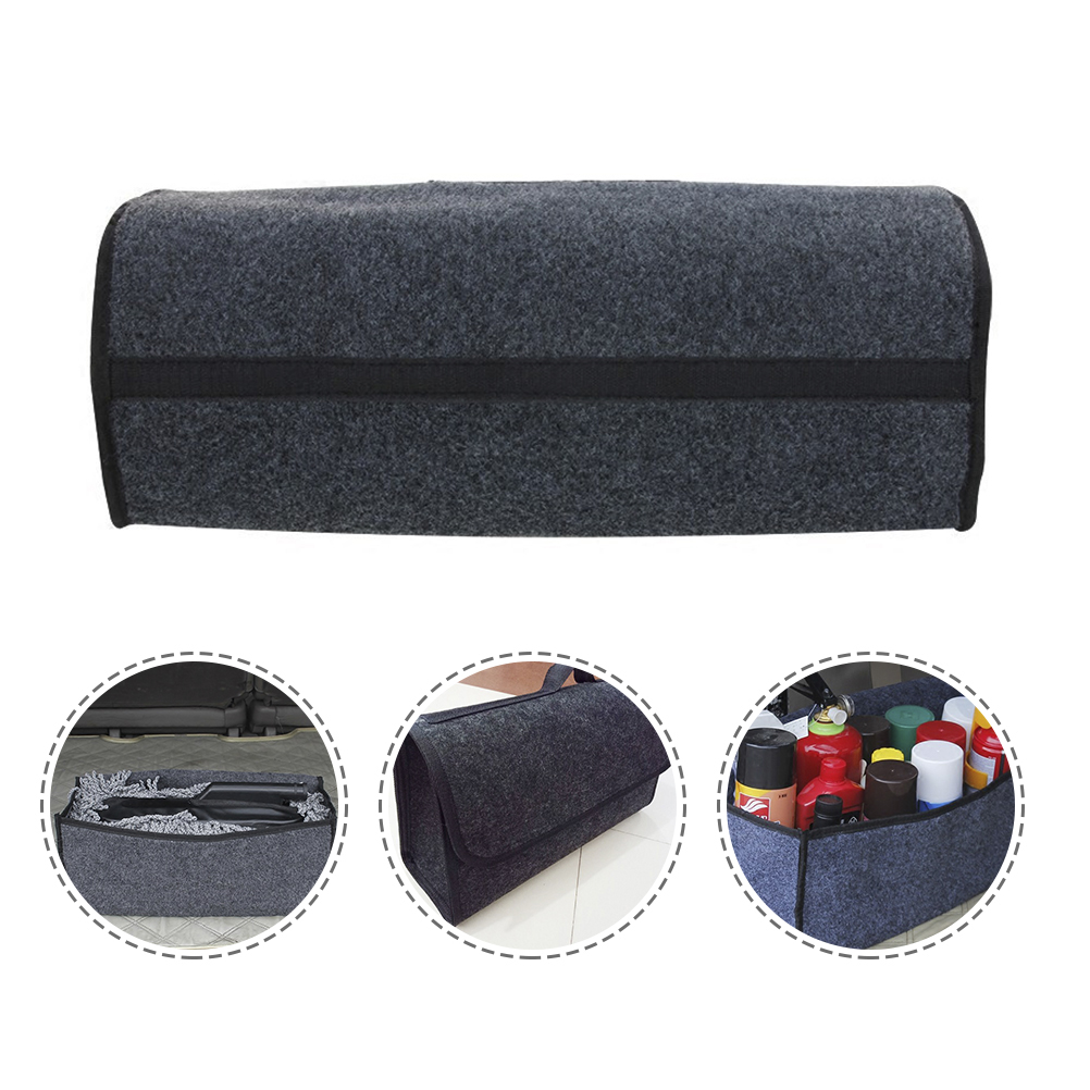 Car Trunk Storage Box Foldable Auto Trunk Organizer Vehicle Sundries Container