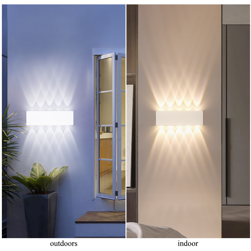 Telescoop Led Wandlamp ABS Outdoor IP65 Waterdichte Witte Wandlamp Voor Huis Villa Tuin Binnenplaats Veranda Trap Gang Licht