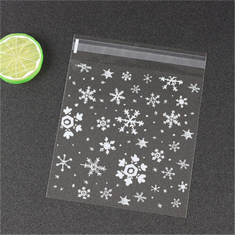 Transparent Blume Cookie Verpackung Tasche &amp; Süßigkeiten Taschen Für Kekse Snack Back Paket Hochzeit Party Tasche: 3 / 10x10cm