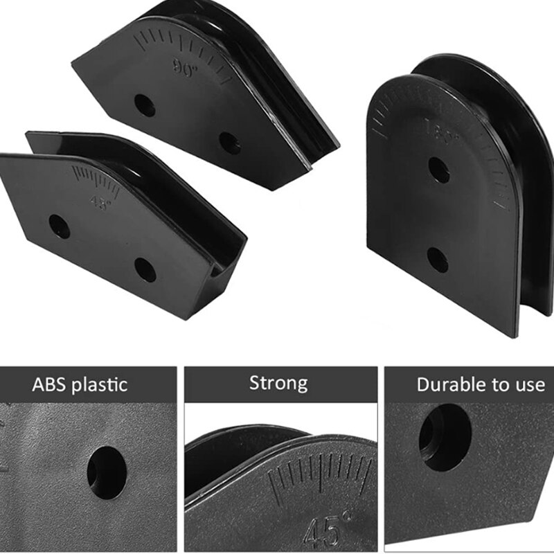 Tube Bending Kit, 3Pcs 12mm Od 45/90 /180 Degree Acrylic Hard Rigid Tube Bender Mould Tool Kit,for Water Cooling System