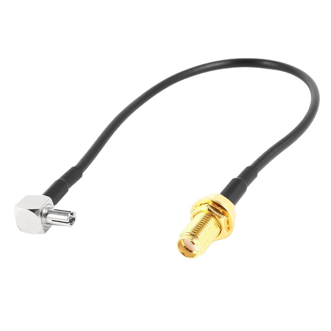 IMC SMA femelle Jack à TS9 mâle Angle droit queue de cochon Coaxial câble antenne