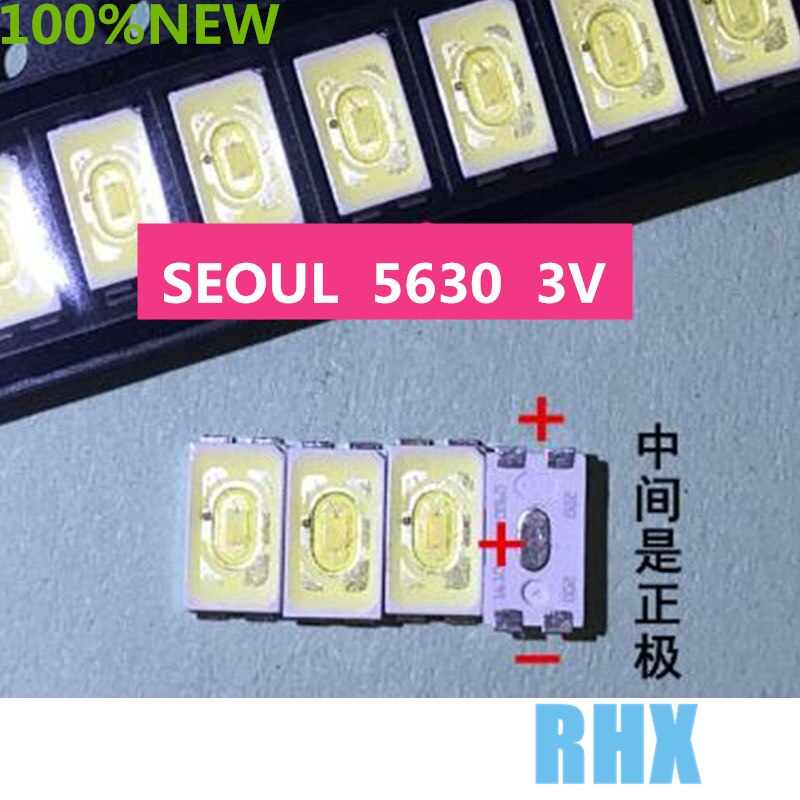 300 stuks/partij voor reparatie Seoul konka LED LCD TV backlight strip chip diode 5630 lamp kralen 3 V 0.5 Watt 100%