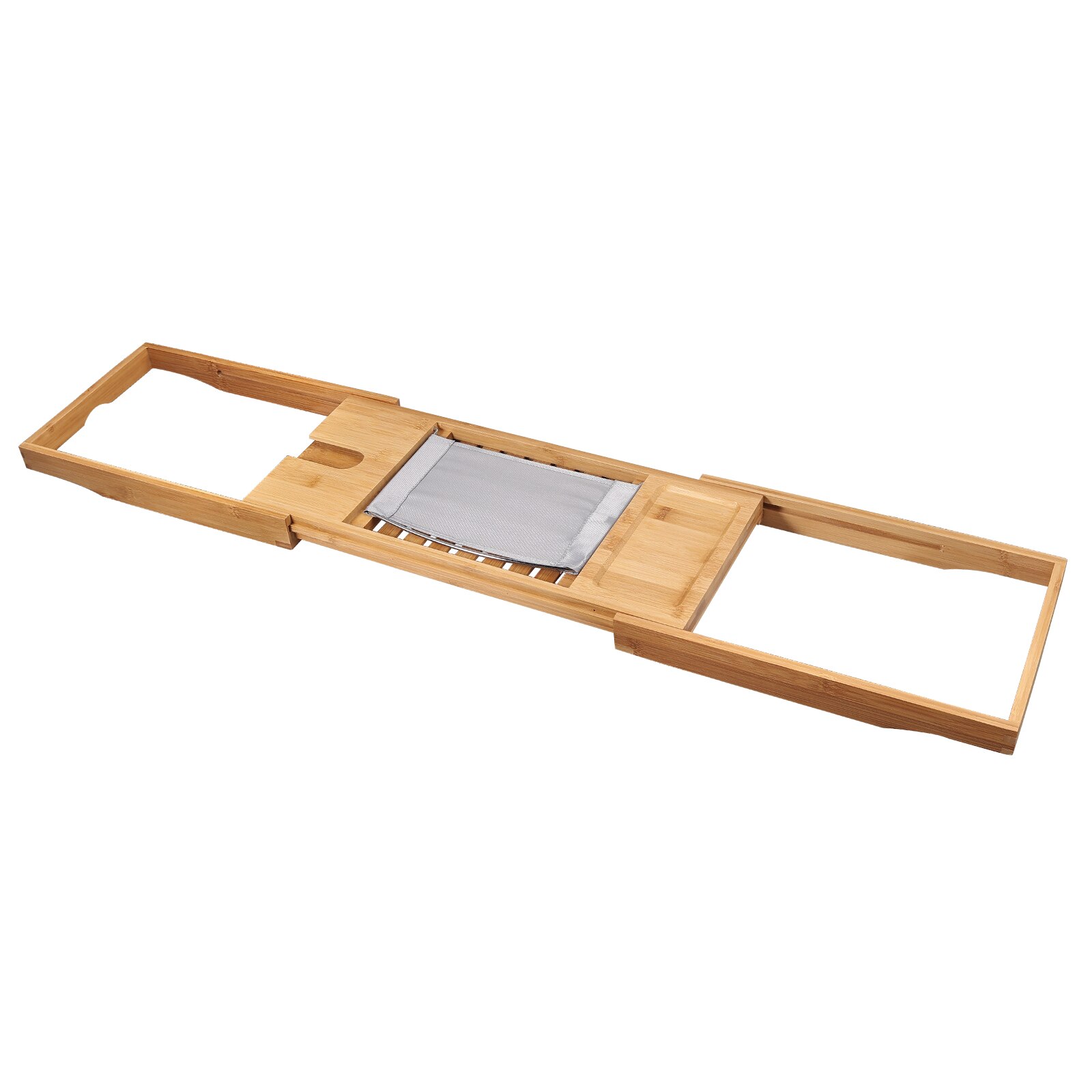 Proster Bambus Badewanne Gestell Luxus Einstellbare Bequemer Holz Bambus Badewanne Brücke Caddie Tablett Gestell