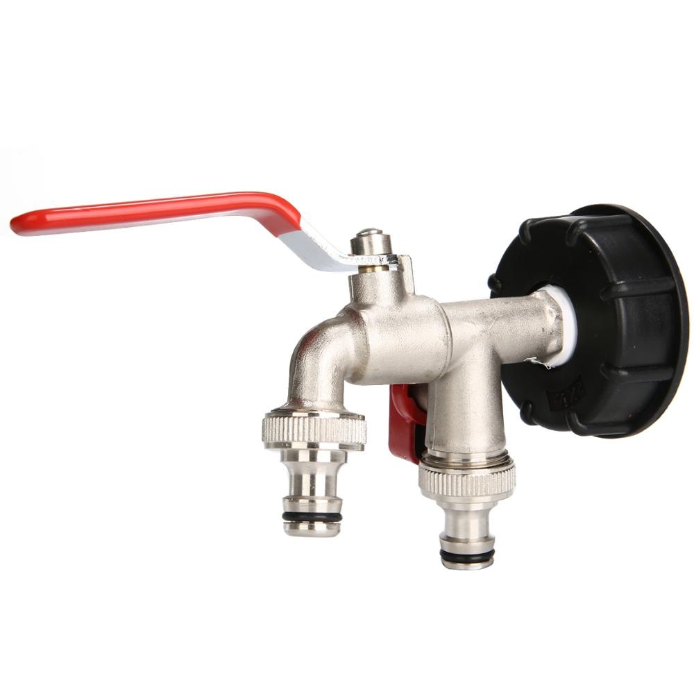 IBC Tank Adapter S60X6 To Brass Tap 1/2" Replacement Valve Fitting Parts For Home Garden Water Connectors