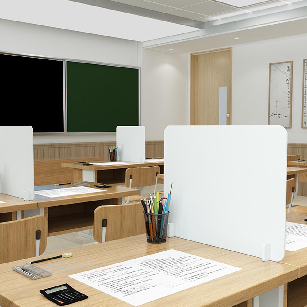 Desk Partition Board Dining Table Isolation Baffle Baffle Separate Acrylic Counter Separation Everyone Work to Meals Achiev S0Q7