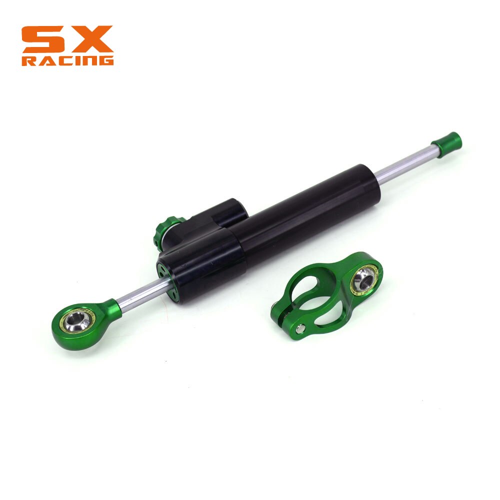 Motorcycle Steering Damper Stabilizer Bracket For DUCATI 696 796 795: Black Green