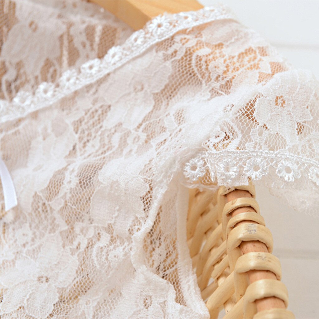 Bambini Del Capretto Delle Ragazze Dei Bambini Del Capretto Delle Ragazze Bolero Giacca da Sposa Breve Tuta Sportiva di Estate Del Merletto Dello Scialle Del Cappotto Tee Shirt Enfant Giacca