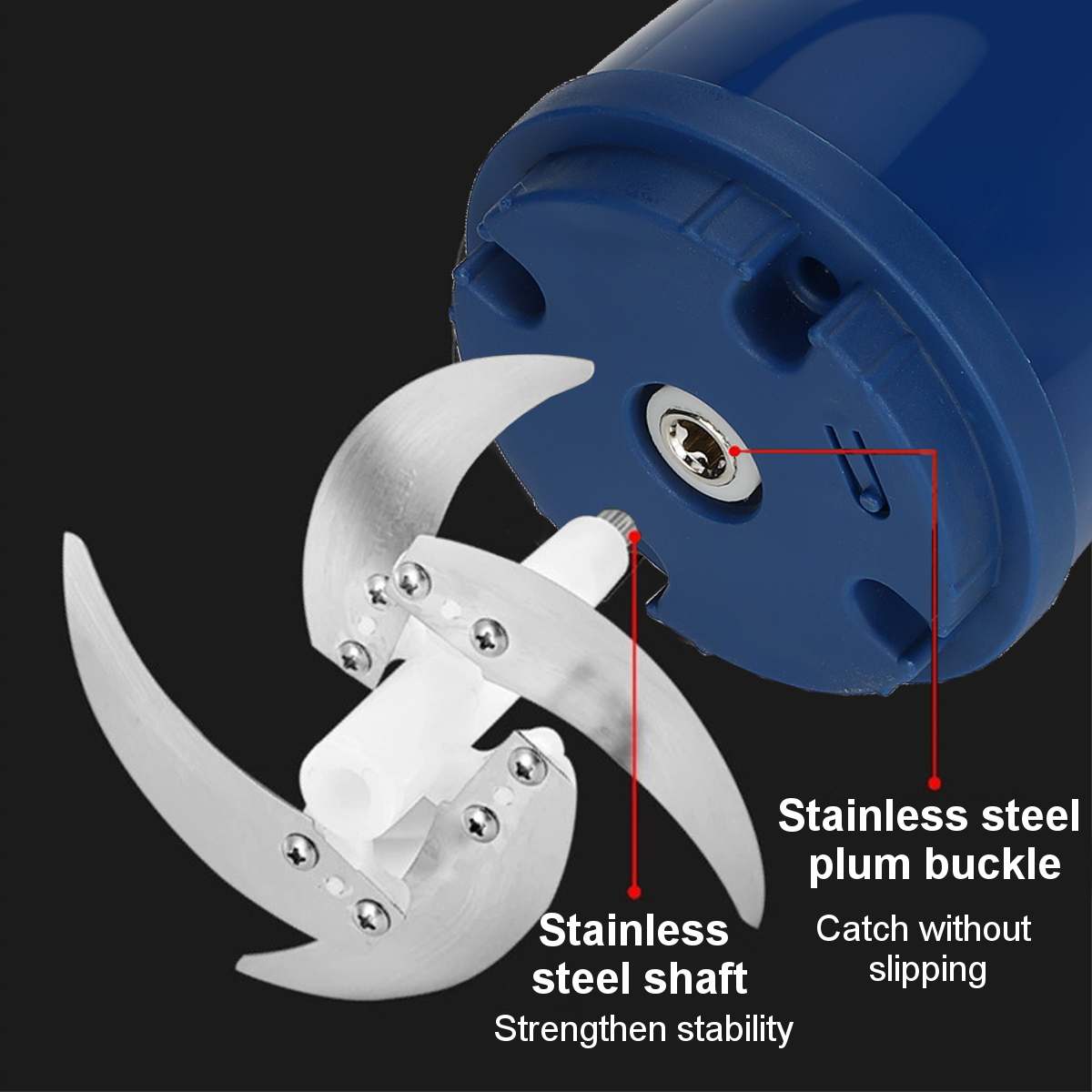 TWO SPEED 220V Stainless Steel Meat Grinder 3L Stainless Steel Meat Grinder Chopper Electric Automatic Mincing Machine Blue