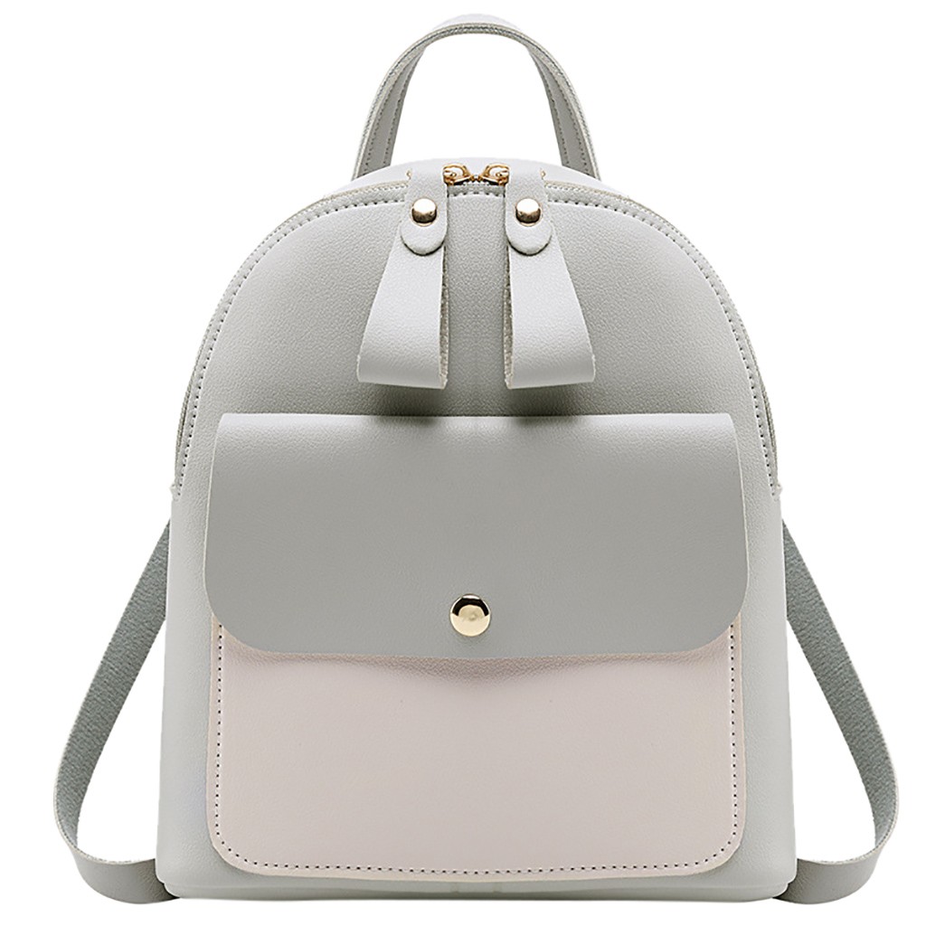 45 # zaino Donne PULeather Borsa A Tracolla Per Le Ragazze Adolescenti Bambini Multi-Funzione di Piccolo Bagpack Femminile Delle Signore Zaino Mochila