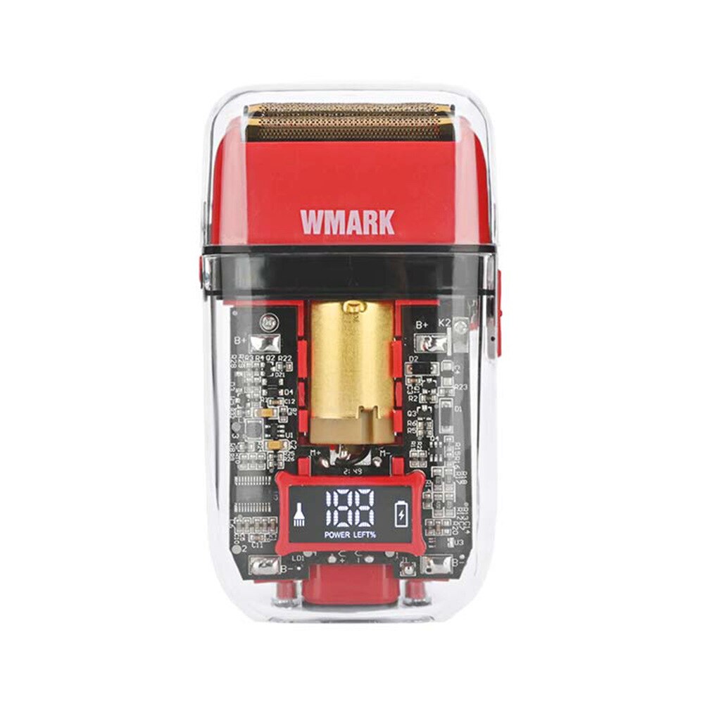 WMARK NG-988 Barber Shaper Electric Men's Shaver Beard USB Electric Razor For Oil Head Shaving Machine Push Clipper