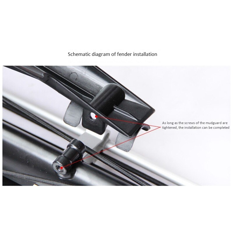 Bicycle Cargo Rear Rack Aluminum Alloy Frame Detachable Luggage Carrier Holder Stand MTB Bike Back Shelf with Fender