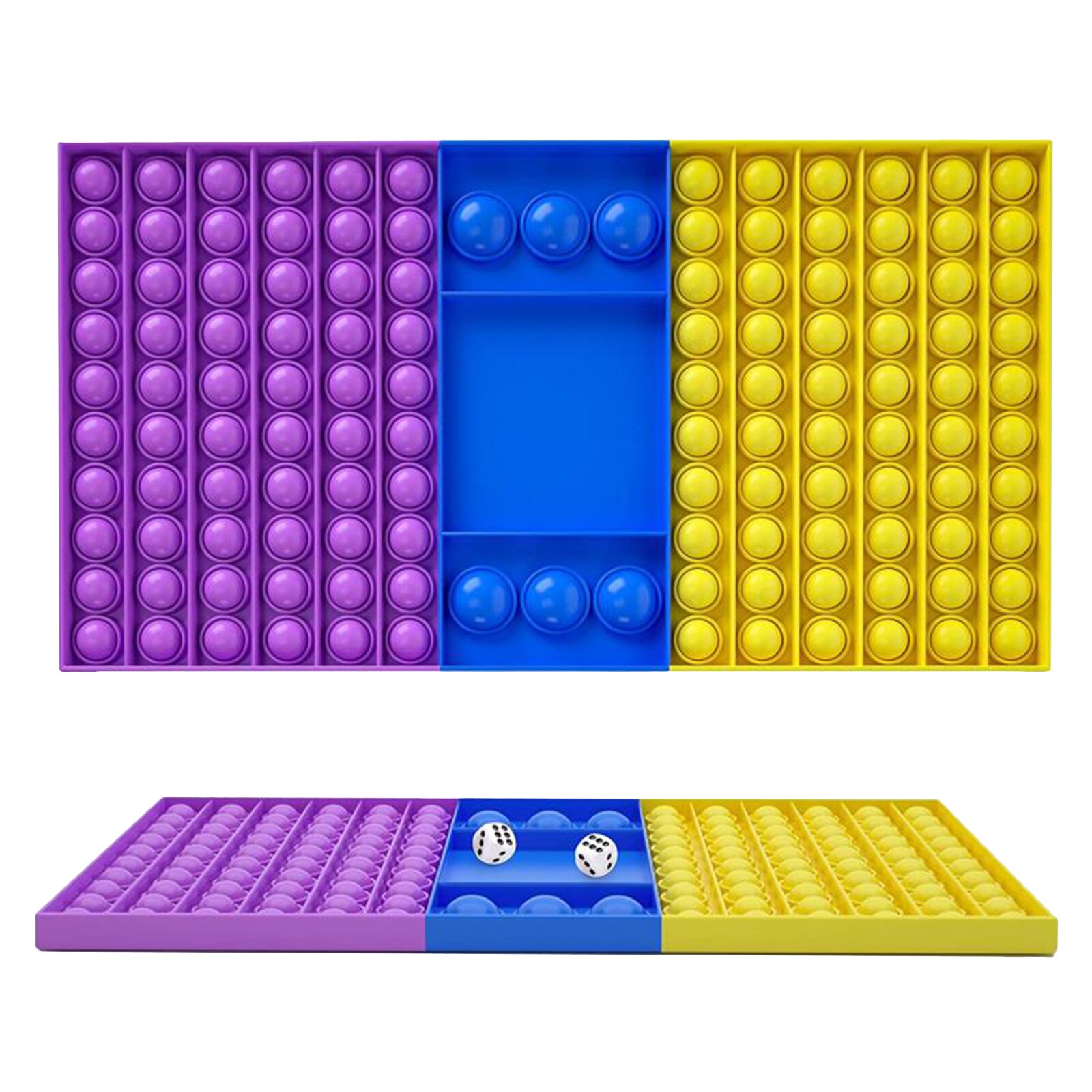 Big Size Fidget Toys Push Bubble Chess Board Stress Relief Puzzle Toy Autism Need Sensory Toys Antistress Two Players Chess Game