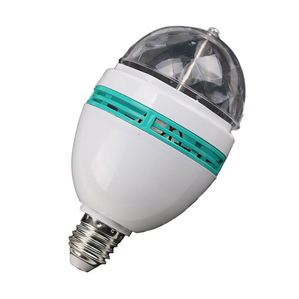 E27 Rgb bombilla Led para lámpara magia proyector de Color rotación automática de luz de la etapa para Bar Ktv Disco # T2P