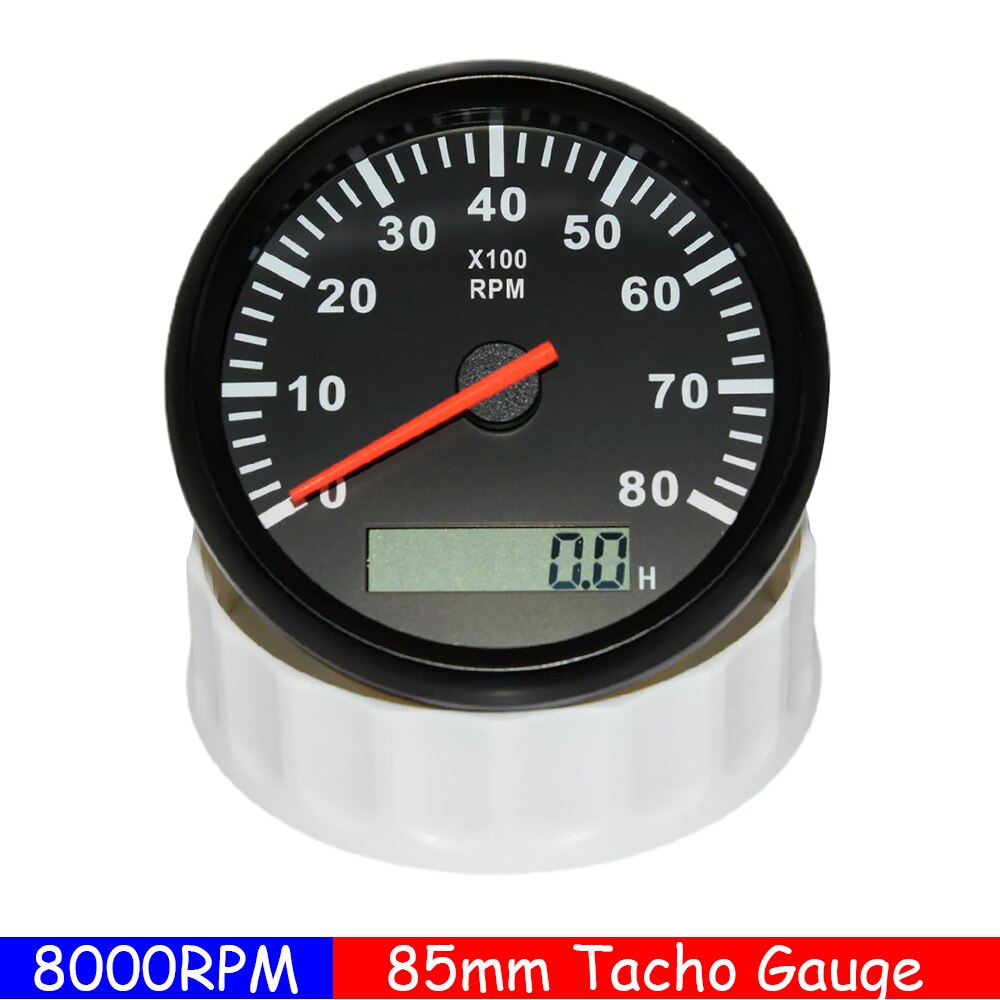 85mm Car Boat Tacho Sensor Marine Tacho Meter with... – Vicedeal