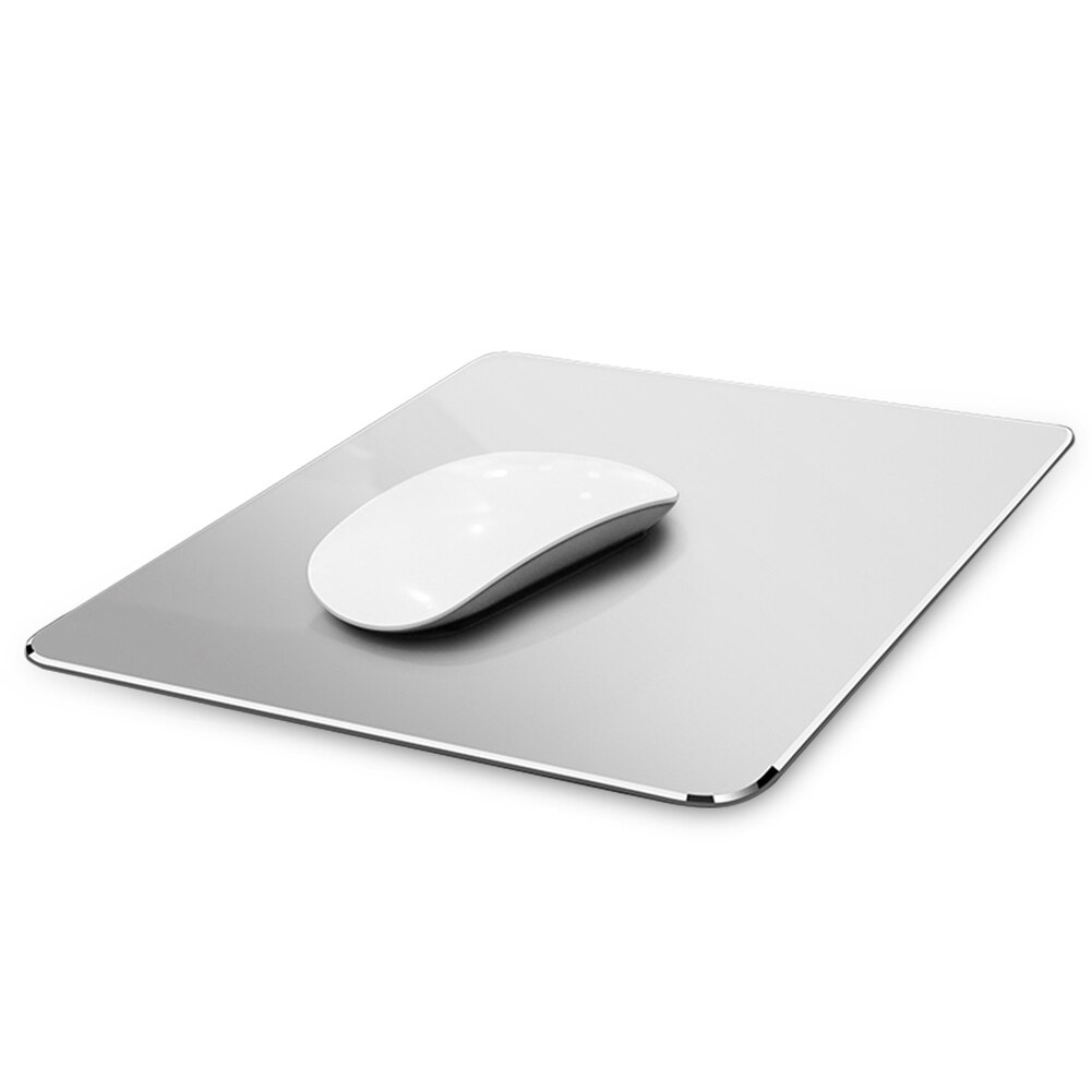 Aluminium Alloy Anti-Slip Mouse Pad Office: Grey