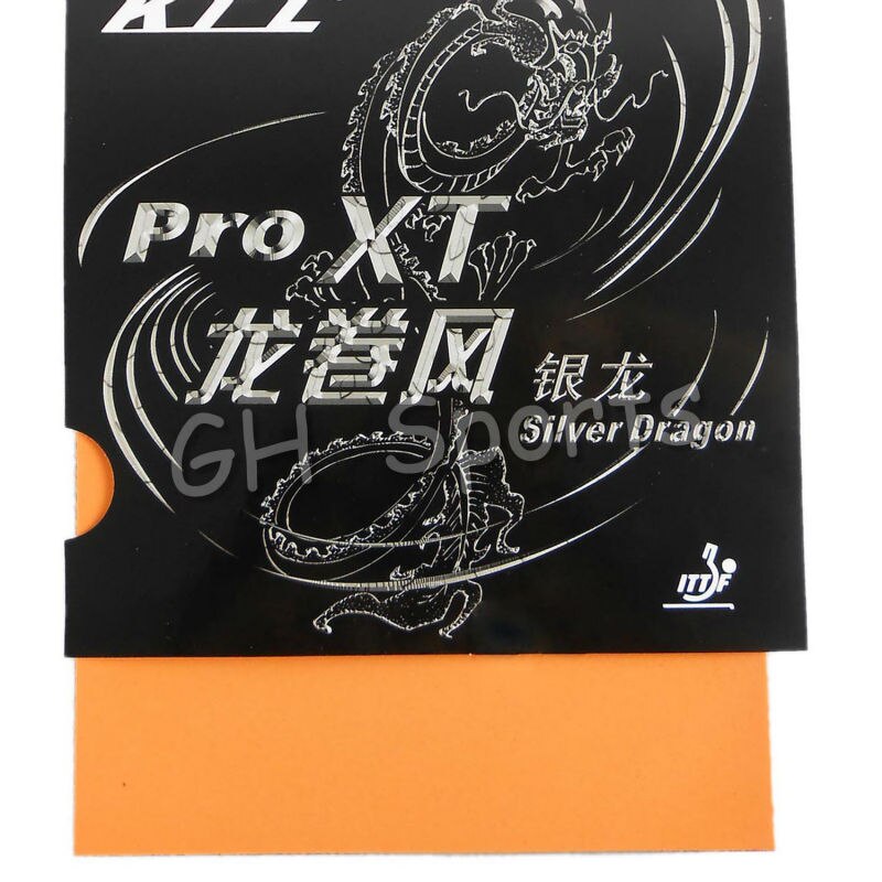 KTL Pro XT Silver Dragon Pips In Table Tennis PingPong Rubber With Sponge