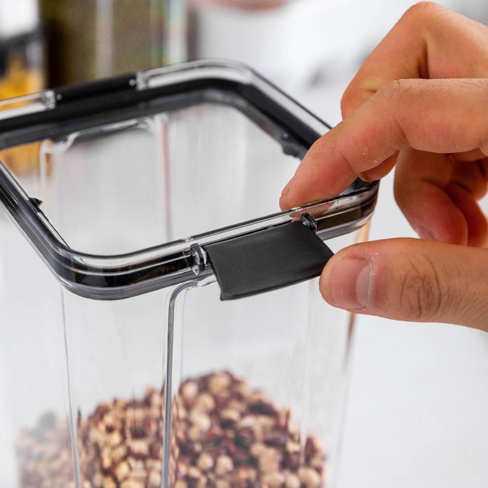 Mdzf potes plásticos selados, potes armazenamento de grão, cozinha, caixa de armazenamento, porca, grãos, tanque de armazenamento, organizador de alimentos doméstico