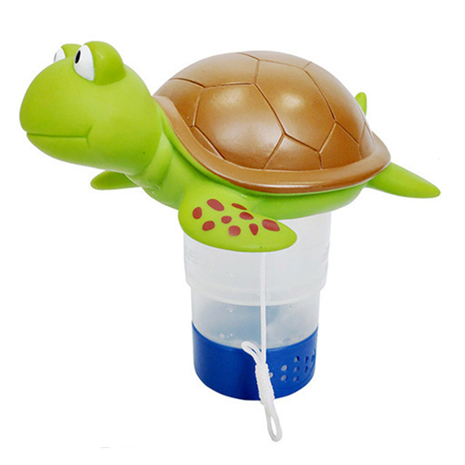 Turtle Chlorine Bleaching Agent Swimming Pool Cleaning PVC Vinyl Head Floating Turtle Head Inflatable Swimming Pool Water Purifi