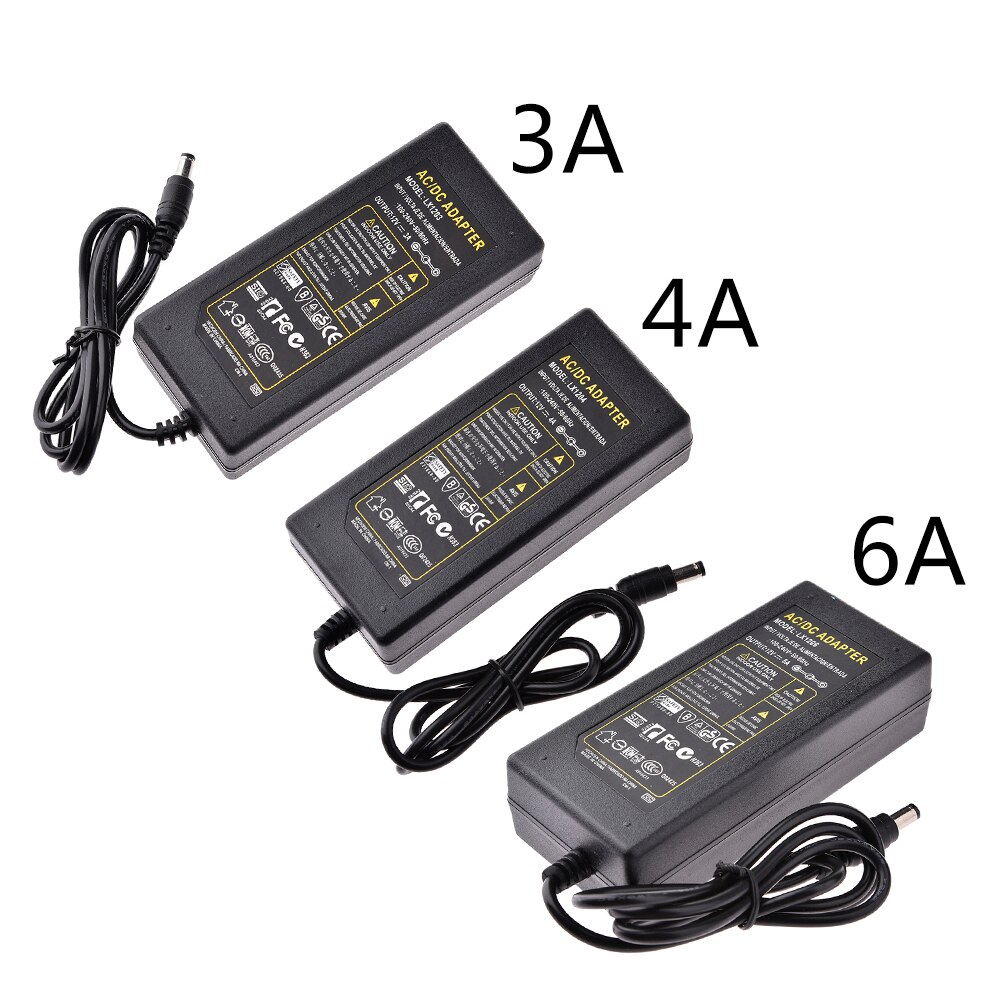 12V Led Driver Schakelaar Voeding Adapter DC12V Universele Adapter 3A 5A 6A 110V 220V Naar Dc 12V Volt Power For A Led Strip