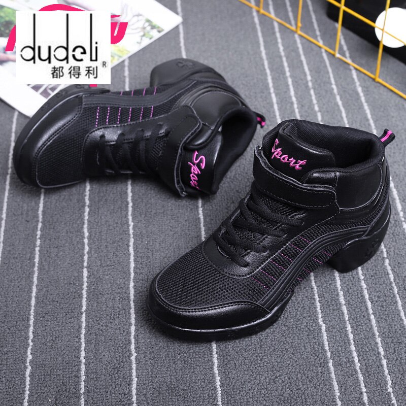DUDELI-zapatos de baile para mujer, zapatillas deportivas de suela exterior blanda, zapatos de practica moderna, Zapatos de Baile de Jazz
