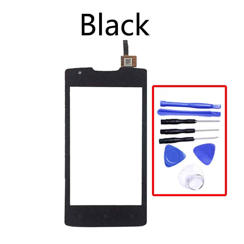 Touch Screen Digitizer For Lenovo A1000 A 1000 LCD Display Front Glass Panel Sensor Replacement 4.0": Black-With tool