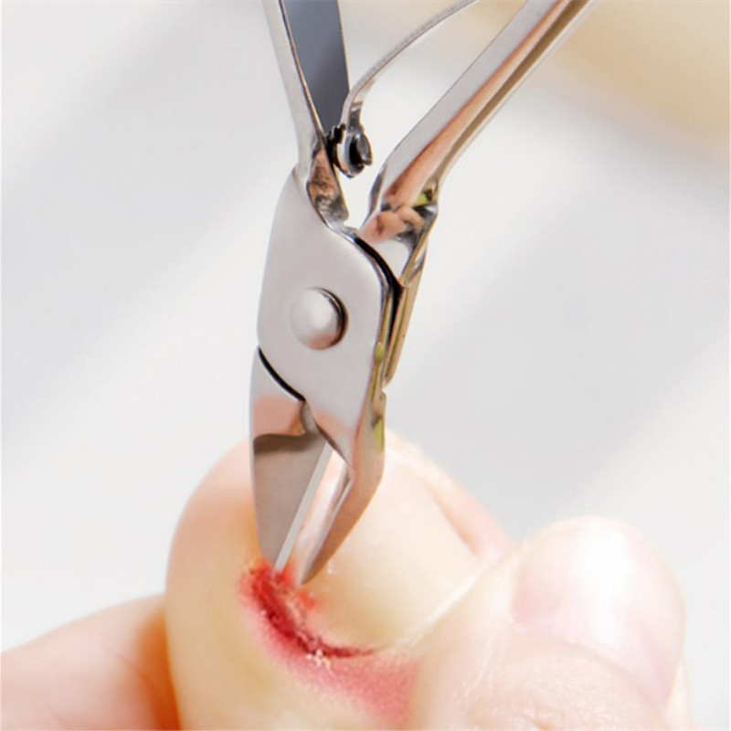 dedo cutícula de los pies alicate para uñas cortaúñas cortador de acero inoxidable tijera recortadora manicura herramienta de uñas 8,30