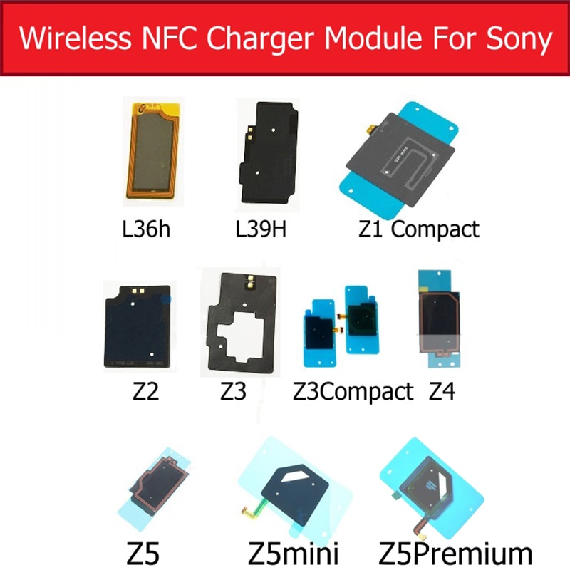 Hintere Abdeckung NFC Antenne chip Für Sony Xperia Z L36h Z1 L39h Z2 Z3 Z3 + Z4 Z5 Premium/z1 Z3 Z5 MINI Compact Wireless Chip Teile