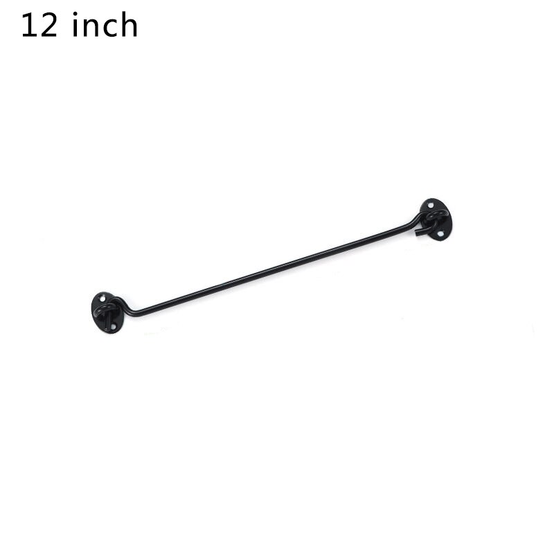 Cabin Hook Eye Door Latch ate Door Swivel Window Latch Holder Stainless Steel Cabin Shed Gate Door Latch Silent Holder Silver: 14