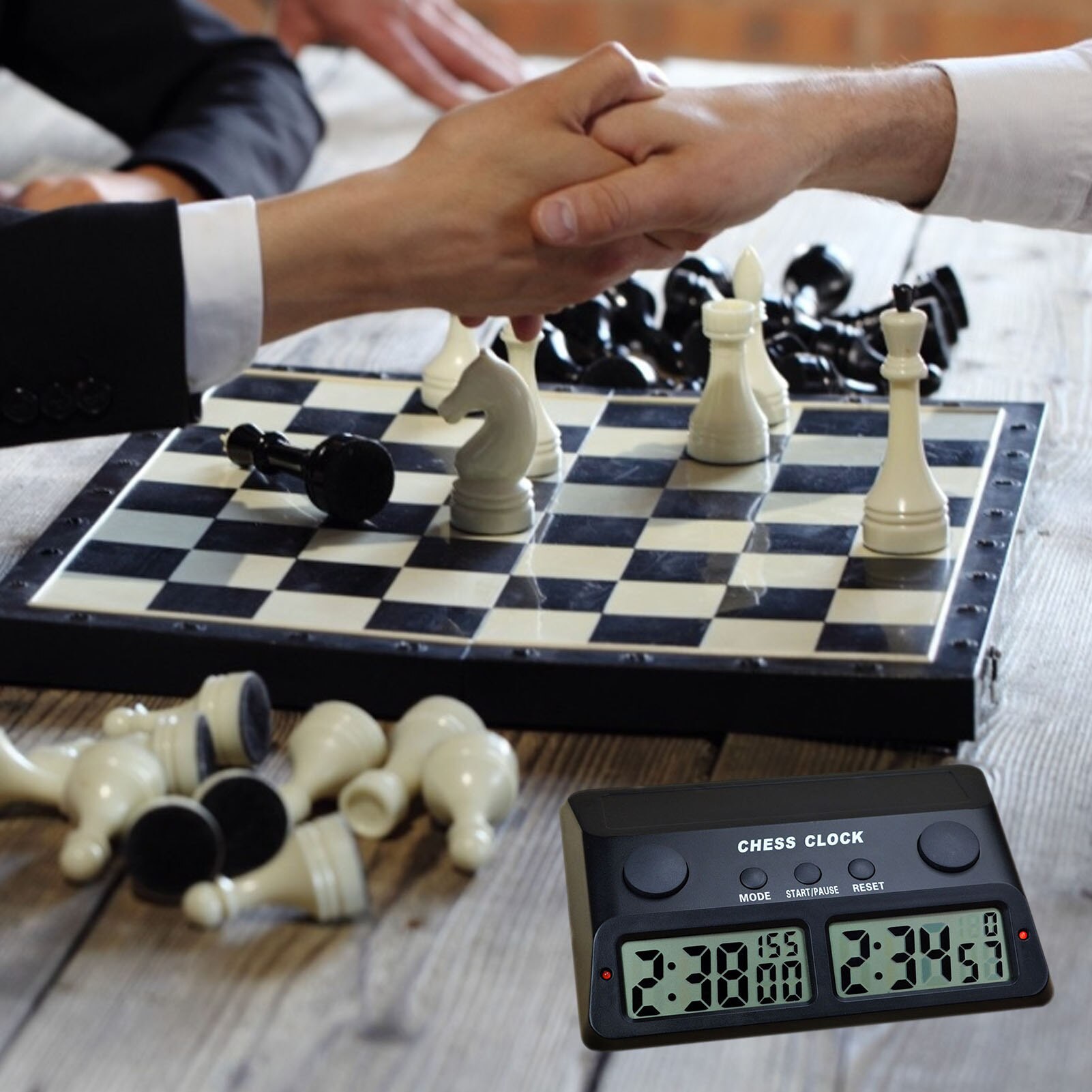 Three-in-one Chess Clock Game Punctual Analog Chess Clock Timer Ringing Accessories Educational Toys