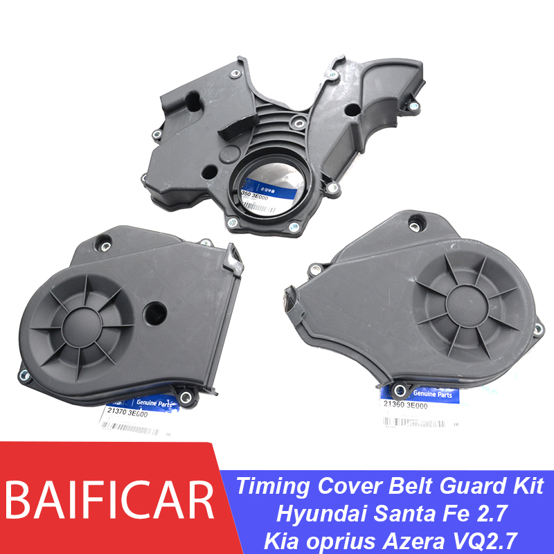 Baificar Brand Genuine Timing Cover Belt Guard Kit 21360-3E000 / 21370-3E000 For Hyundai Santa Fe 2.7 Kia oprius Azera VQ2.7