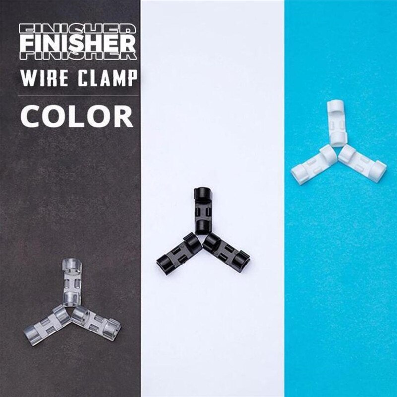 20 stücke Finisher Draht Klemme Hause Ätherisches Draht Selbst-Adhesive Organizer Kabel Clip Verschluss Halter Telefon Linie Schnalle Clips