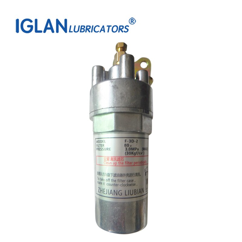 IGLAN High 3Mpa 40μ 80μ Accuracy PT1/8 Thread Lubrication Oil Fiter Grease Fiter for Automatic Lubrication System