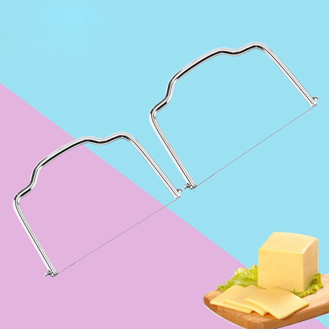Roestvrij Staal Boter Draad Snijmachine Handheld Boter Cutter Kaas Snijden Draad Kaas Snijden Draad Cutter Kitchen Tools