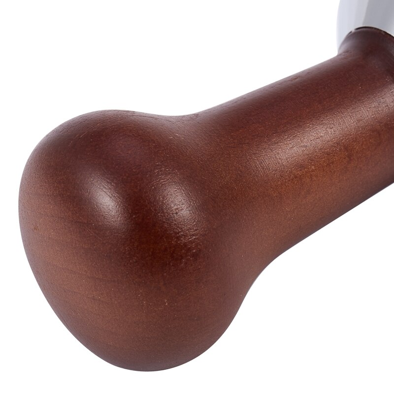 Coffee Tamper Wooden Handle Barista Espresso Machine Grinder 51mm for Coffee and Espresso Powder Hammer