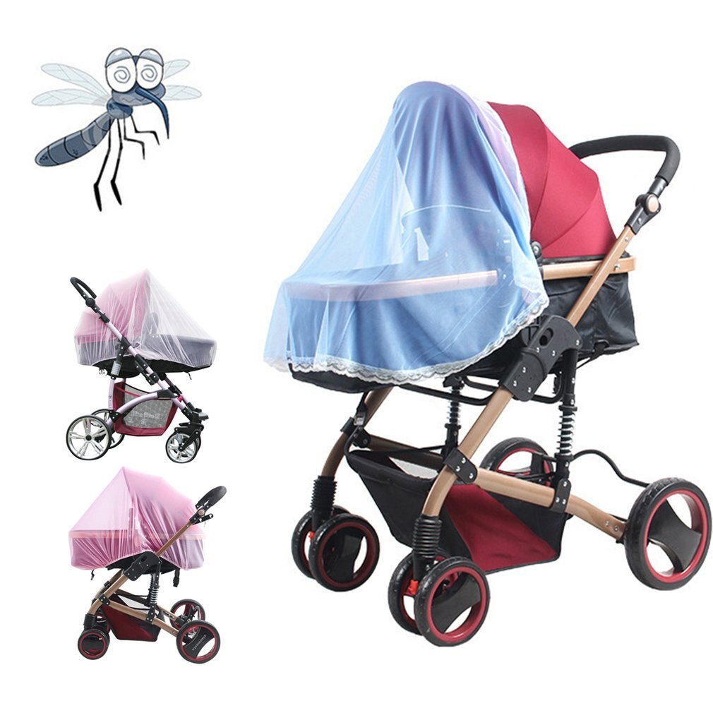 1 Pc Volledige Outdoor Baby Baby Kids Kinderwagen Mosquito Insect Net Mesh Buggy Cover Baby Klamboe